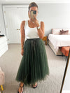 TSM - Coco skirt - green mini spot