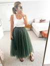 TSM - Coco skirt - green mini spot