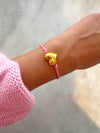 Goupi -  Heart bracelet pink **