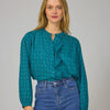 An'ge Paris - Ocean ruffle shirt