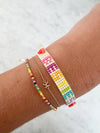 Ashleigh Bergman -  Gold rainbow bracelet