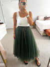 TSM - Coco skirt - green mini spot