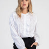 An'ge Paris - White ruffle shirt