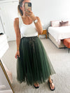 TSM - Coco skirt - green mini spot