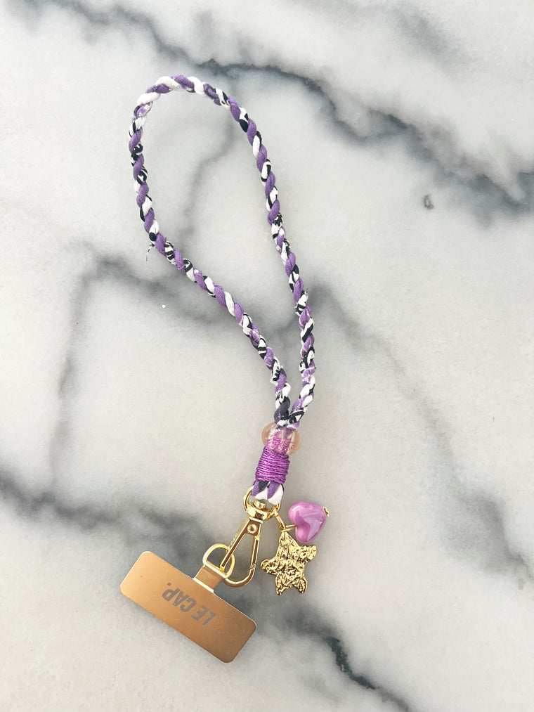 LE CAP - Phone charm - purple