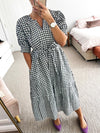 Waldrey - Posies gingham dress