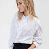 An'ge Paris - White ruffle shirt