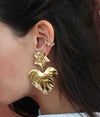 Caprice Paris - Narcissus Heart earrings