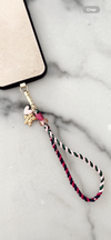 LE CAP -Phone charm - green/pink