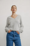 World of Nomads - Isabella grey jumper *