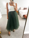 TSM - Coco skirt - green mini spot