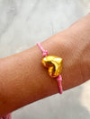 Goupi -  Heart bracelet pink **