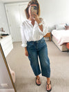 An'ge Paris - White ruffle shirt