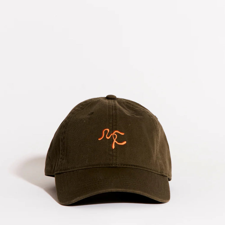 MIA CAPRI - Olive / orange cap