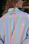 Aston - The Buddy Shirt powder stripe