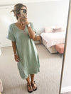 TSM - Fleur kaftan - mint